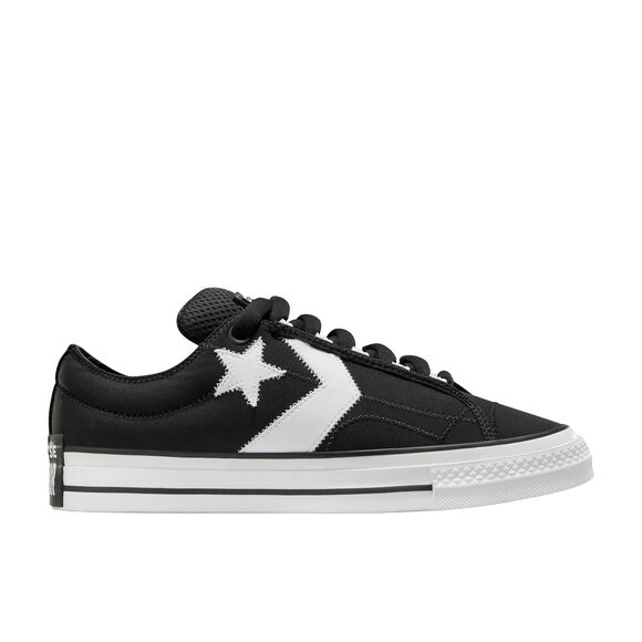 Converse Unisex Star Player 76 Puff Low Top Sneaker, Black, 9 UK